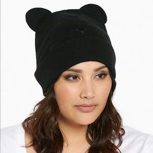 •Torrid• Black Cat Beanie One size